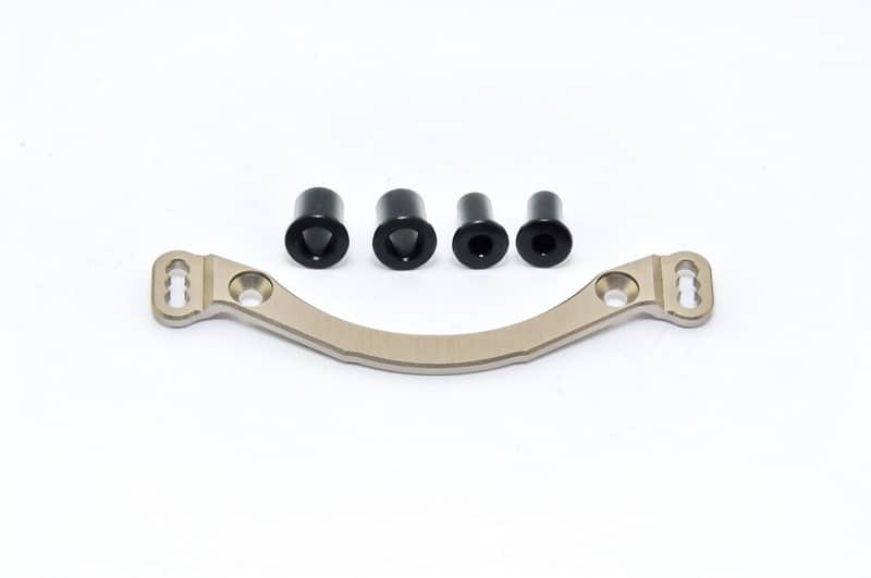 11364 HOBAO CNC ALUMINUM STEERING RACK W/ BUSHINGS