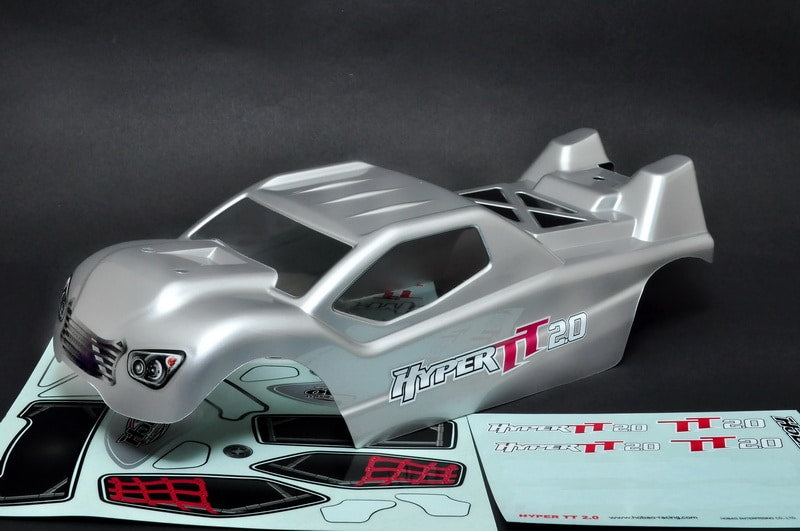 11385SV 1/10 HYPER TT 2.0 BODY SHELL -SILVER