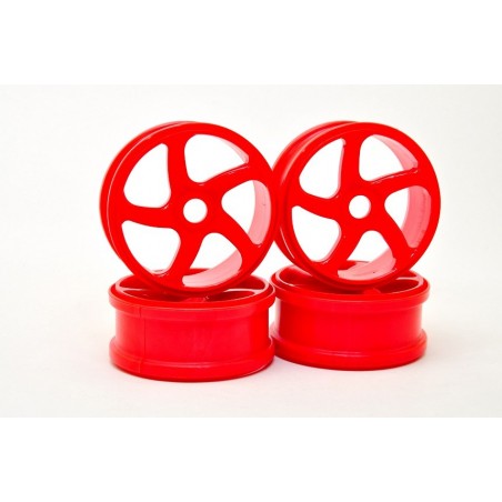224058R WHEEL(ORANGE) 4 PCS