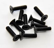 31312T M3 X 12 Hex Socket Countersunk Tapping Screws