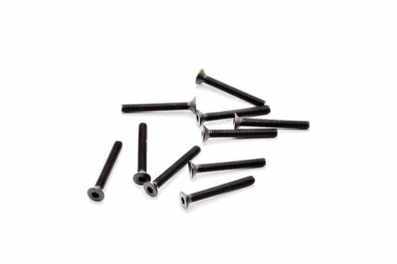 31323 F/H SCREWS M3 X 23.8, 10PCS