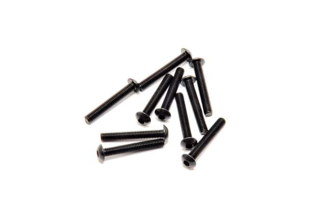 33320 M3x20mm HEX SOCKET BUTTON HEAD SCREWS, 10PCS