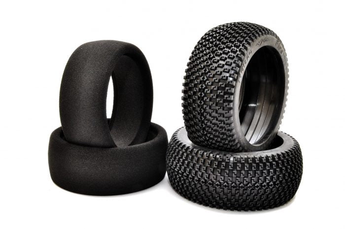 89154 L-Pattern Tire + Foam Insert (black) 2PCS