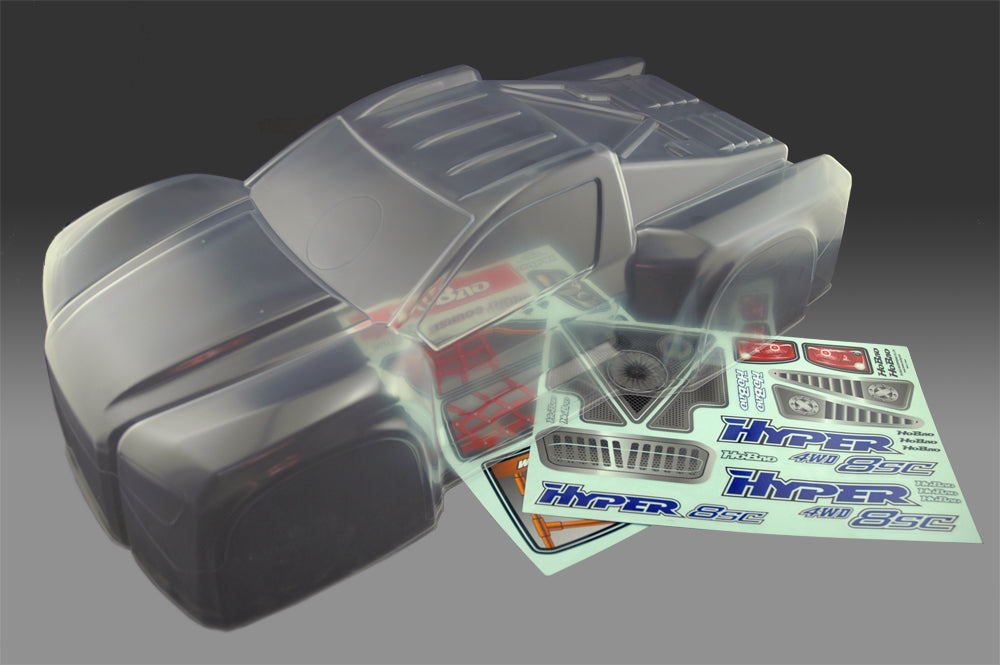 89818 HOBAO 8SC CLEAR BODY