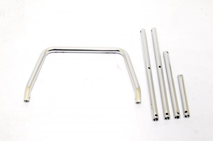 91003S FRONT/MIDDLE CAGE TUBE (SILVER) (Cage & SS)