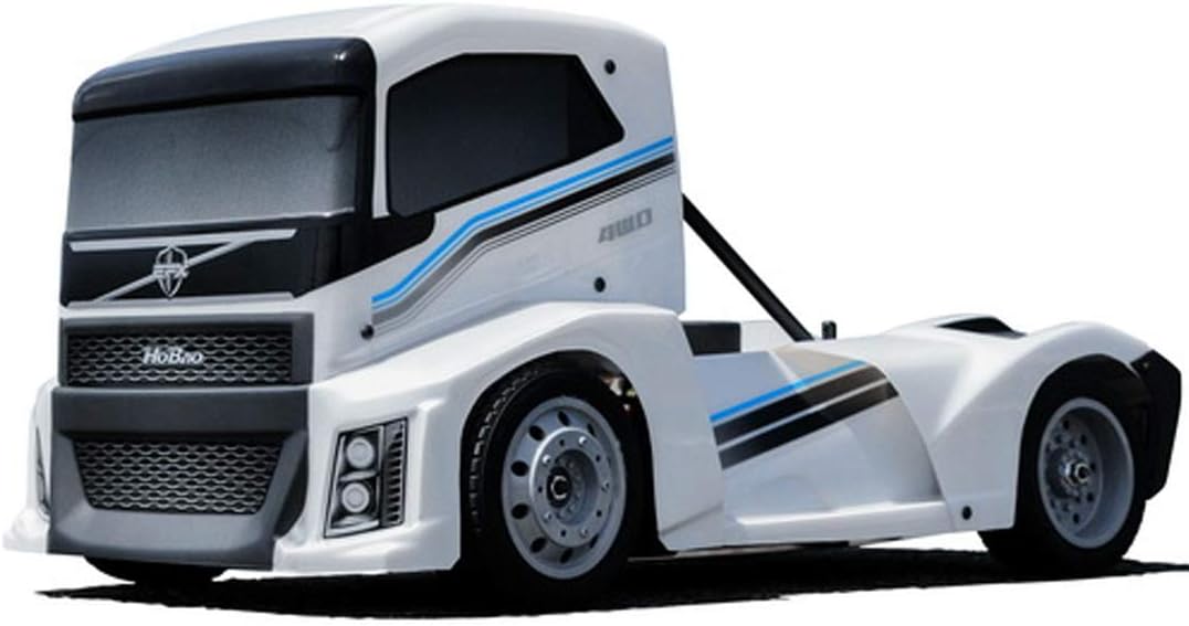 HB-GPX4E-W HOBAO HYPER EPX 1/10 SEMI TRUCK ON-ROAD ARR, WHITE BODY