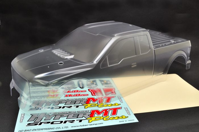 OP-0125 1/8 HYPER MT PLUS BODY SHELL -CLEAR