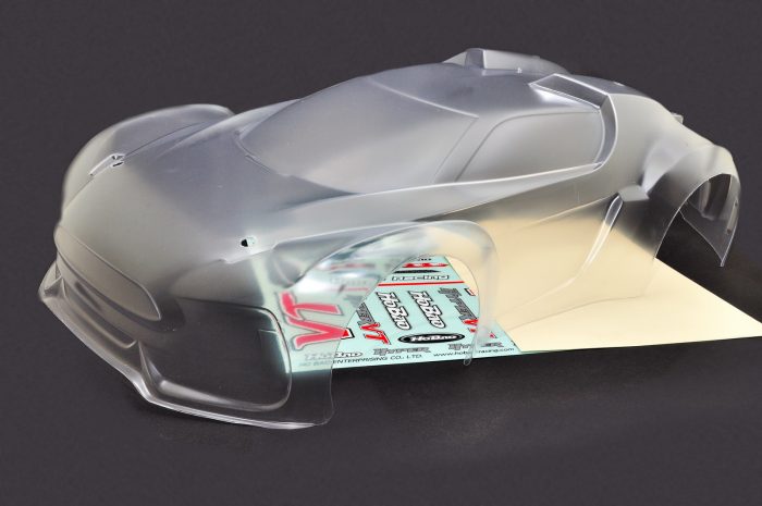 OP-0130 1/8 HYPER VT ON-ROAD BODY SHELL -CLEAR