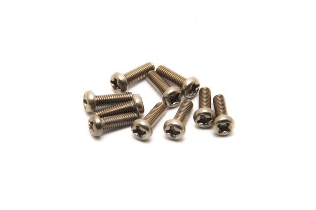 22201 TITANIUM ROUND HEAD SCREW (3 X 10MM) 10PCS.