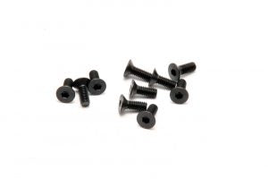 31308 M3 x 8mm HEX SOCKET COUNTERSUNK HEAD SCREWS, 10PCS