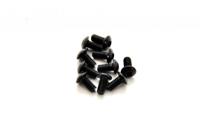 33306 M3x6mm HEX SOCKET BUTTON HEAD SCREWS, 10PCS