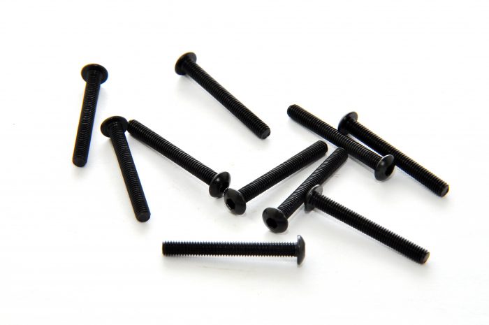 33325 M3x25mm HEX SOCKET BUTTON HEAD SCREWS, 10PCS