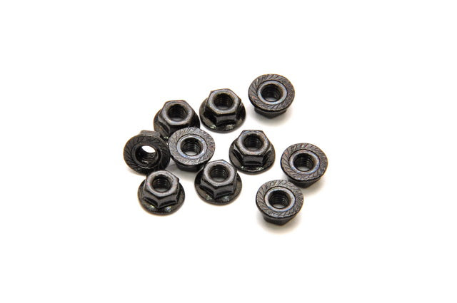 39006  FLANGE NYLON NUT M3, 10pcs