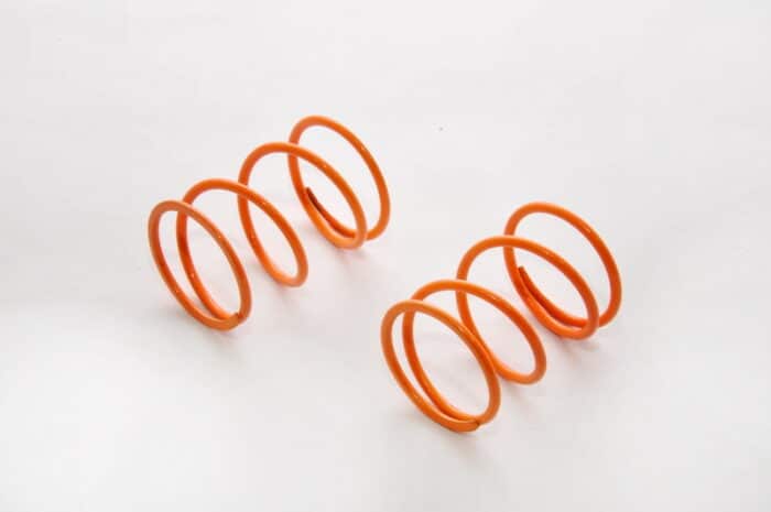 85140 SHOCK SPRING- HARD/ ORANGE, 2PCS