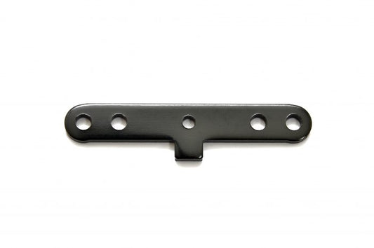 87029B FRONT LOWER ALUM SUSPENSION PLATE - BLACK, 1PC