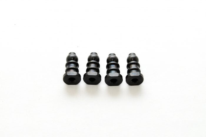 89107 SHOCK STEEL BALL END 6.8MM, 4PCS