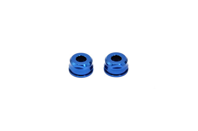 90053BU Shock Cap Bottom- Blue, 2PCS