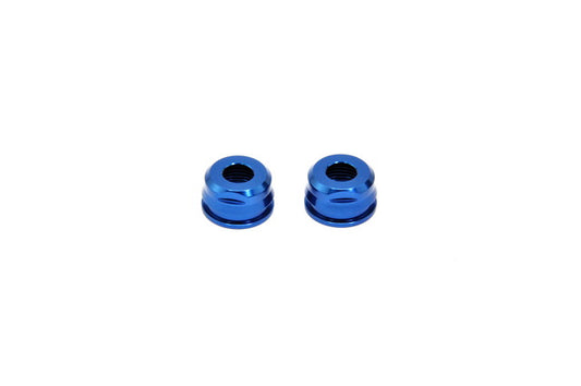 90053BU Shock Cap Bottom- Blue, 2PCS