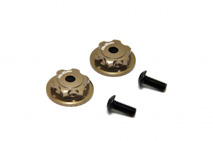 OP-0092 Dobule Locking Dust Proof Wheel Nuts (2pcs) Bronze